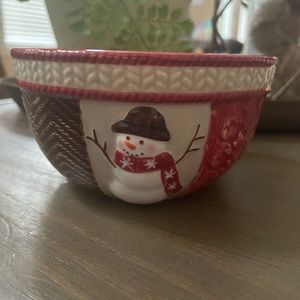 Saint Nicholas Square… Snowman bowl